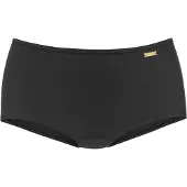 LASCANA Cueca biquíni ouro / preto