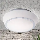 Orion Glas de vidro Pia com IP44, 38 cm
