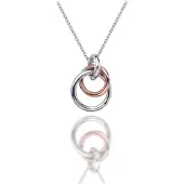 Hot Diamonds Eternity Interlocking Dp373 — Collana