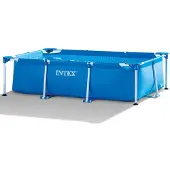 Intex Piscina Tubular Retangular Small Frame Collapsible