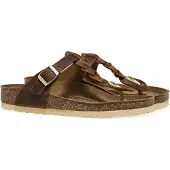 Birkenstock Chinelos de dedo 'Gizeh' conhaque