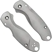 Flytanium Spyderco Para 3 Scales, Lotus Titanium