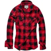Brandit Camisa De Manga Comprida Amy Flannel