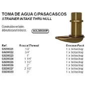 Goldenship Passa-casco Com Filtro De Drenagem 1´´
