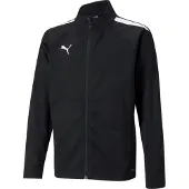 Puma Casaco deportivo 'TeamLiga' preto / branco