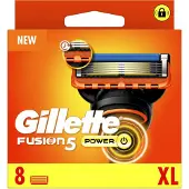 Gillette Lâminas Fusion 5 Power Recargas 8 Lâminas