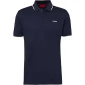 HUGO Camisa 'Dinoso' azul escuro / branco
