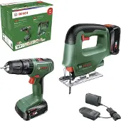 Bosch Kit De Ferramentas Elétricas Easyimpact 18v-40 2x2.0ah Easysaw18v