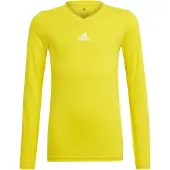 Adidas Camisa funcionais amarelo / branco