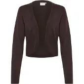 Kaffe Bolero 'Astrid' castanho escuro