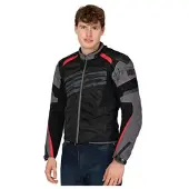 Rekurv C-11.02 Casaco de tecido Preto/Cinzento/Vermelho 24