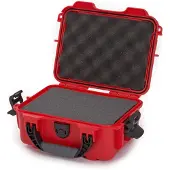 Nanuk 904 mala com espuma moldável, vermelho