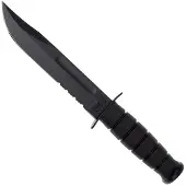 Ka-Bar Faca 1214, kydex, faca serrilhada