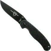 Ontario Navalha RAT-2 D2 Carbon Fibre CF, preto