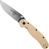 Ontario Navalha RAT-2 D2, satin, desert tan