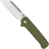 QSP Knife Penguin QS130SJ-D, 14C28N Satin, Green G10, navalha slipjoint