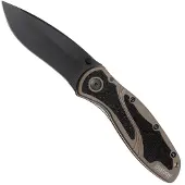 Kershaw Navalha Blur, preto, verde oliva