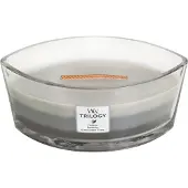 Woodwick Vela Trilogy Warm Woods de 16 onças