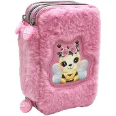 Tinka Estojo Bee Rosa (8 804205) Triple Pocket