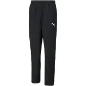 Puma Calças de desporto 'Team Rise' preto / branco