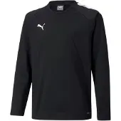 Puma Camisa funcionais 'TeamLiga' preto / branco