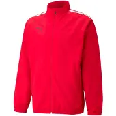 Puma Casaco de treino 'TeamLiga' vermelho / branco