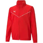 Puma Casaco deportivo 'TeamRise' vermelho / branco