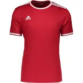 Adidas Camisa funcionais vermelho / branco