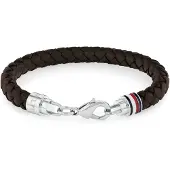 Tommy Hilfiger Elegant men´s brown leather Bracciale Tyson 2790546