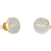 GUESS Glitter Studs Party Gold Plated Orecchini JUBE02155JWYGT/U