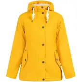 Yuka Casaco meia-estação amarelo