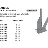 Goldenship Âncora Galvanizado Steel Yacht