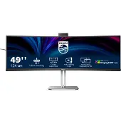 Philips Monitor Curvo 49b2u5900ch 50´´ Dual Qhd Va Led 75hz