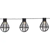 Star Trading Cage LED fairy lights, preto/transparente