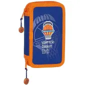 Safta Estojo Valencia Basket Small Double Filled 28 Pieces