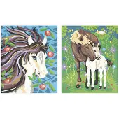 Janod Pintura De Inúmeros Cavalos De Aquarela