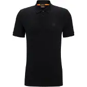 BOSS para homem. 50507803 Polo de passageiro preto (S), Casual, Algodão, Manga curta