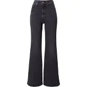 Levi's Calças de ganga 'Ribcage Bells' preto denim