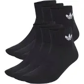 Adidas Meias 'Mid Ankle 6 Pairs' preto / branco