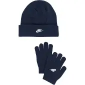 Nike Gorros azul escuro / branco