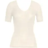 Hanro Camisola interior ' Woolen Silk Kurzarm ' creme / offwhite