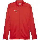 Puma Casaco de treino em moletão vermelho / branco