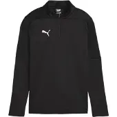Puma Camisa funcionais 'Team Final' preto / branco