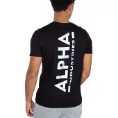 Alpha industries Camisa preto / branco