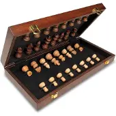 Cayro Jogo De Tabuleiro Xadrez De Marchetaria Dobrável Plus