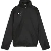 Puma Casaco deportivo 'TeamGoal' preto / branco