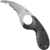 CRKT Faca Bear Claw, faca serrilhada, preto