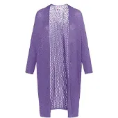 IZIA Casaco de malha roxo / prata