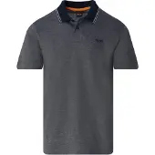 BOSS para homem. 50507814 Pólo Piqué em algodão com logótipo estampado azul-marinho (S), Casual, Manga curta