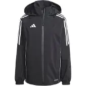Adidas Casaco deportivo preto / branco